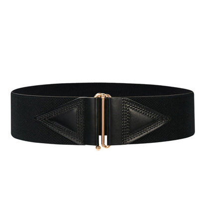Belt wide elastic, size haute, for women, model Naoy - Zictor
