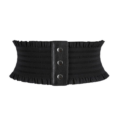 Wide Elastic Belt For Women Elastic Fabric - Model Kacey