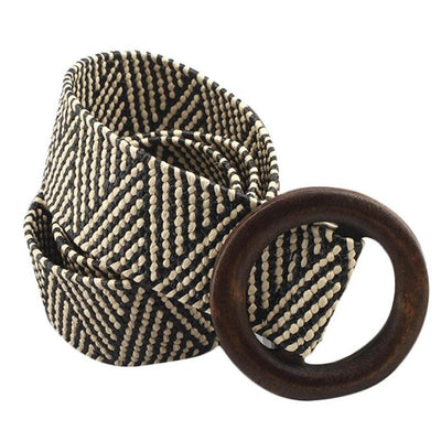 Braided Raffia Belt For Women Boho Chic - Model Lex
