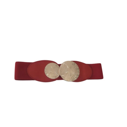 Belt TO Motif Large Cercle Golden Model Karo by Zictor