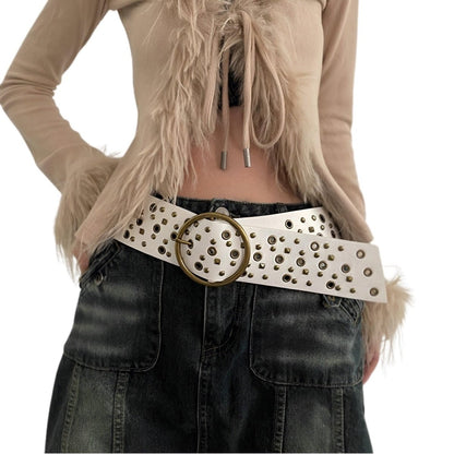 Belt TO Oeillets And Rivets For Women Model Ayden by Zictor
