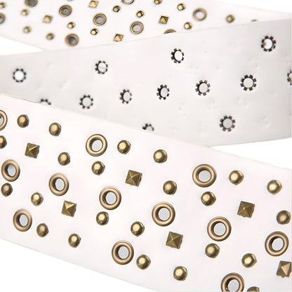 Belt TO Oeillets And Rivets For Women Model Ayden by Zictor