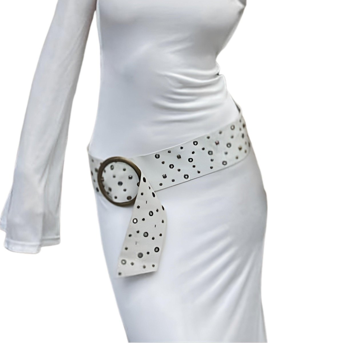 Belt TO Oeillets And Rivets For Women Model Ayden by Zictor