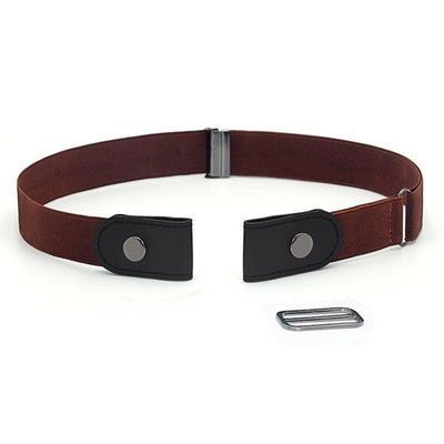 Casual Elastic Belt With No Buckle Look - Model Nga
