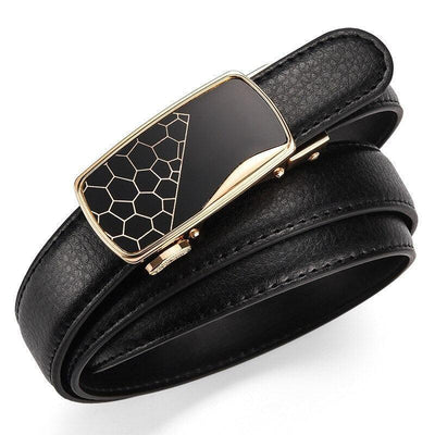 Grain Belt for Women - Gold - Tone Buckle - Model Lark
