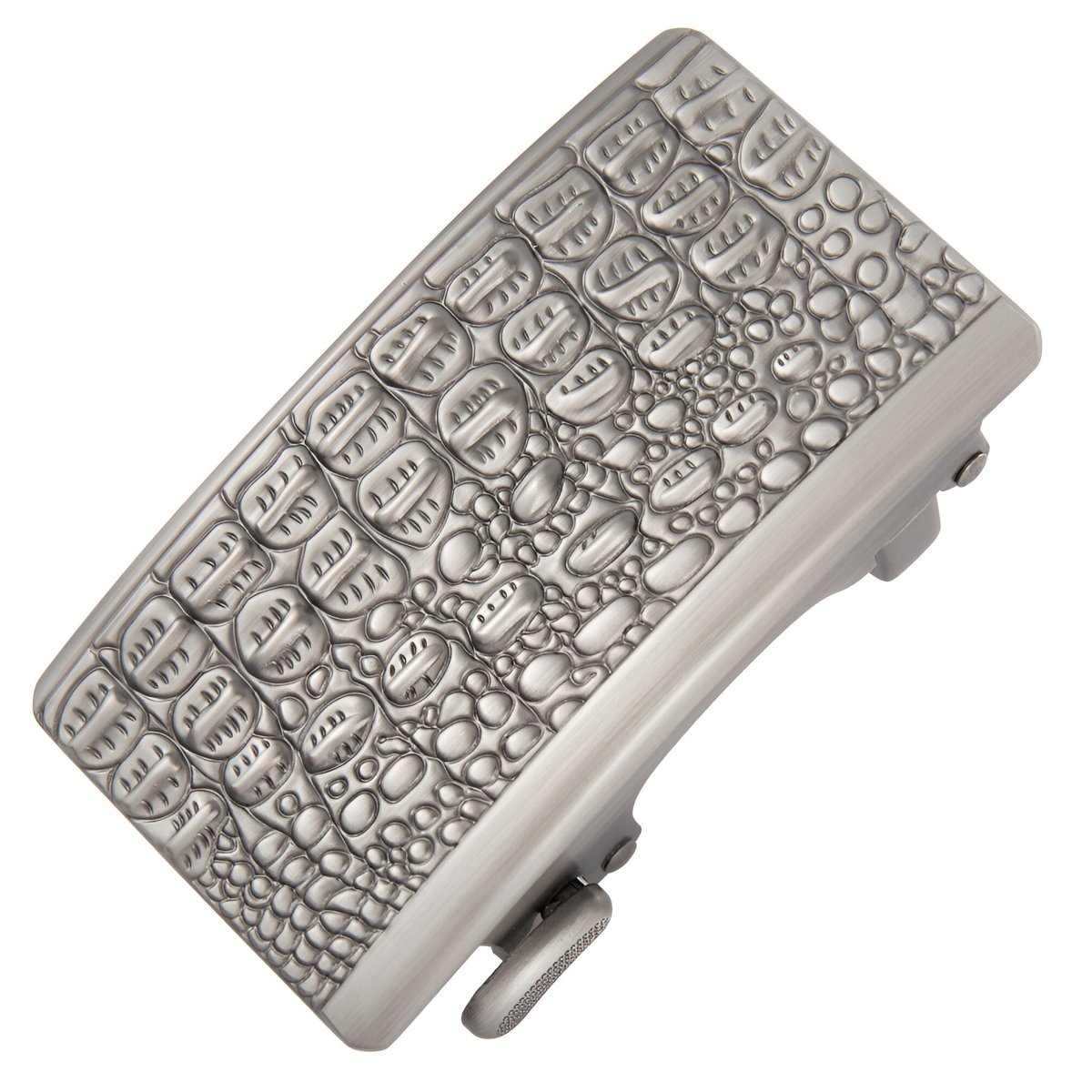 Buckle of belt auBerkeRayyanyatique, aspect crocMadisyn, model Snow - Zictor