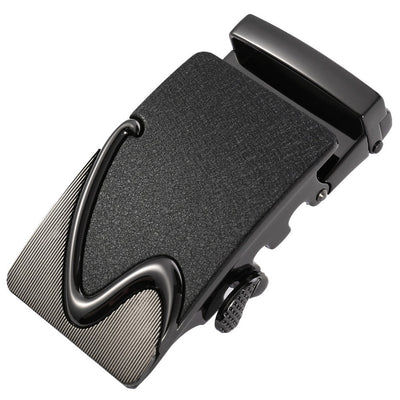 Automatic Belt Buckle Silver Black Gold Alloy - Model Briar