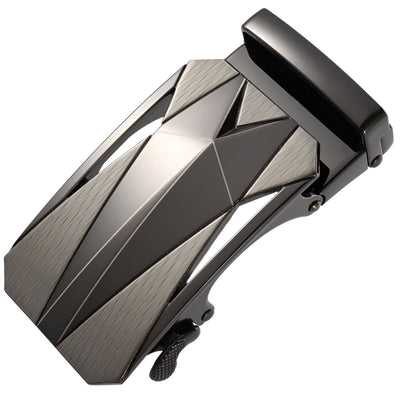 Automatic Belt Buckle Rectangular Alloy - Model Aman