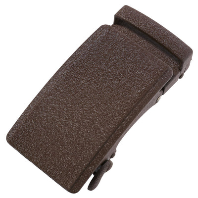 Sleek Automatic Belt Buckle Deep Brown - Model Kelley