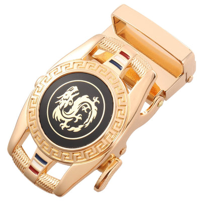 Dragon Motif Automatic Belt Buckle - Model Campbell