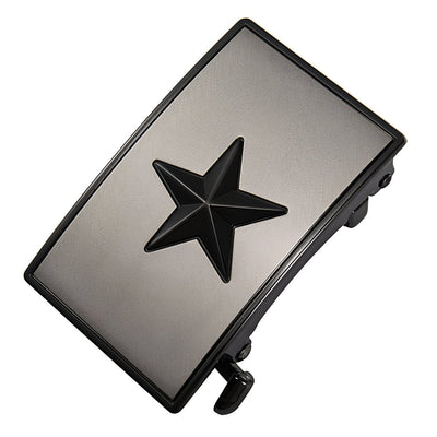 Automatic Metal Belt Buckle Star Motif - Model Robin