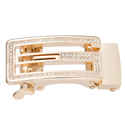 Buckle Of Belt Automatic TO Forme G TO Strass Model Slate by Zictor