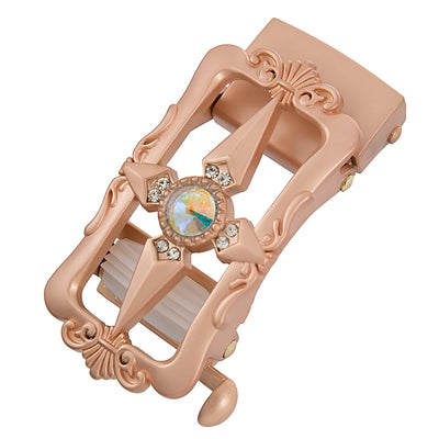 Rose Gold Automatic Belt Buckle With Strass - Model Kyan