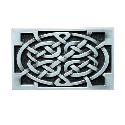 Celtic Belt Buckle Rectangular Metal Alloy - Legacy Model