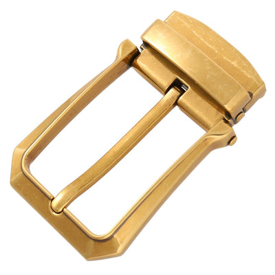 Gold Tone Rectangular Belt Buckle Ardillon - Model Haydeny
