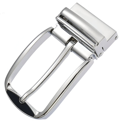 Ardillon Belt Buckle Polished Alloy Silver - Model Corey