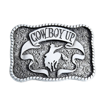 Buckle of belt Western, "Cowboy UP", model Taylori - Zictor