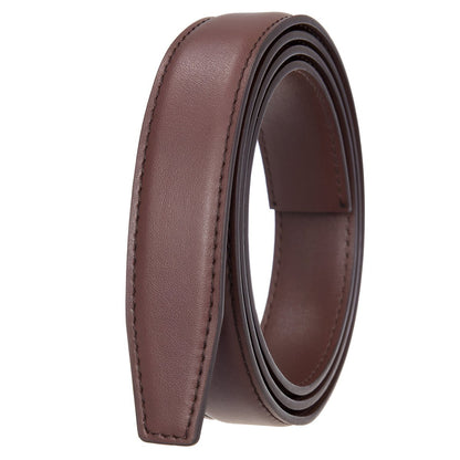 Strap of belt 2.4 cm, in leather, for buckles auBerkeRayyanyatiques, for women, model Jisoo - Zictor