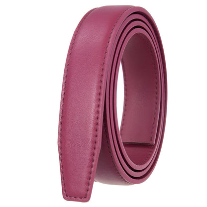 Strap of belt 2.4 cm, in leather, for buckles auBerkeRayyanyatiques, for women, model JoAndie - Zictor