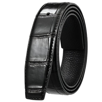 Croc - Effect Belt (1.3 in) Prong Buckle - Model Mica
