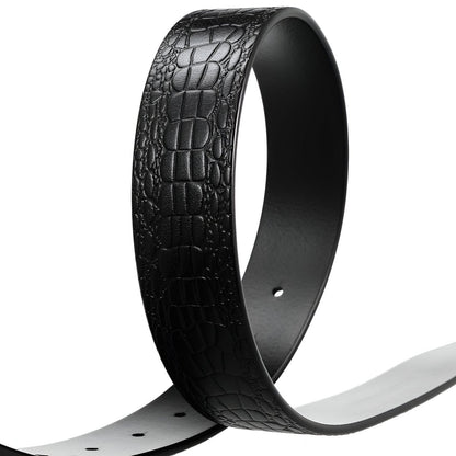 Strap Of Belt 3 4 Cm In Leather For Buckles Prongs Aspect Crocodile Model Mika by Zictor