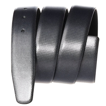 Strap Of Belt 3 4 Cm In Leather For Buckles Prongs Aspect Serpent Model Peytonu by Zictor
