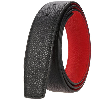 Full Grain Belt Strap 1.3 in Black - Model Emersen