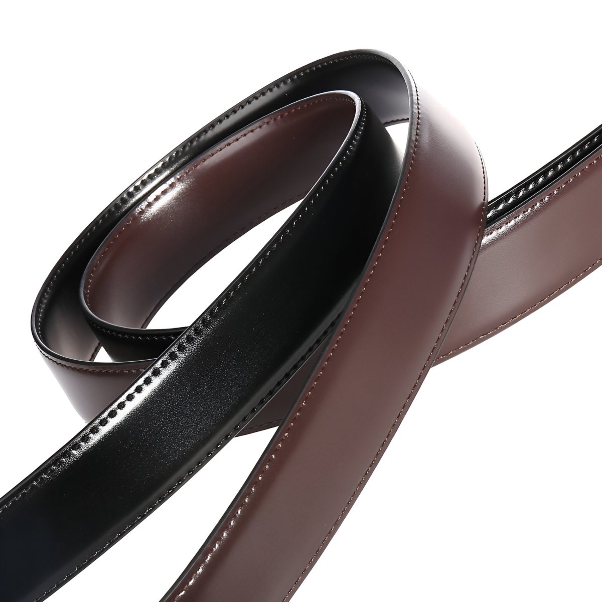Strap Of Belt 3 4 Cm In Leather For Buckles Prongs Reversible Model Aydin by Zictor