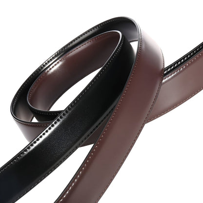 Strap Of Belt 3 4 Cm In Leather For Buckles Prongs Reversible Model Aydin by Zictor
