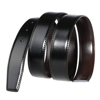 Strap Of Belt 3 4 Cm In Leather For Buckles Prongs Reversible Model Aydin by Zictor