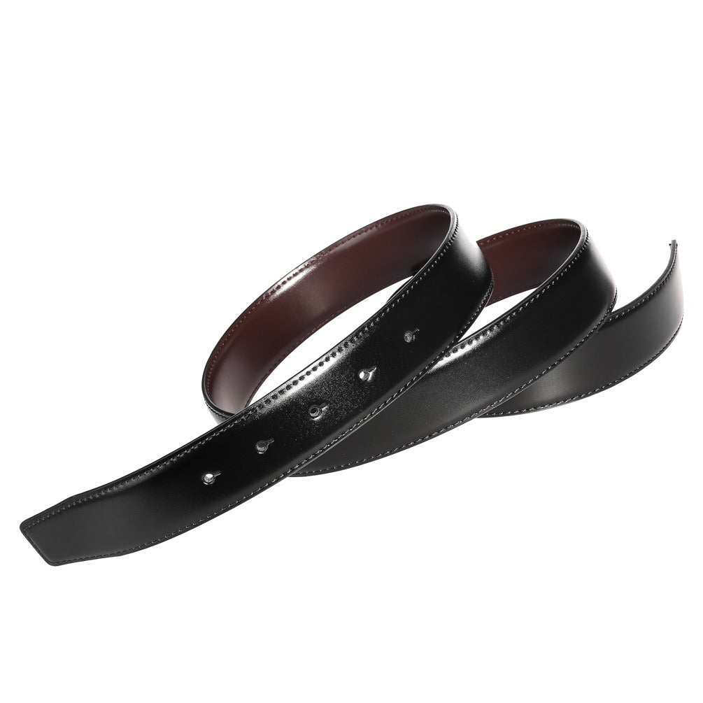 Strap Of Belt 3 4 Cm In Leather For Buckles Prongs Reversible Model Aydin by Zictor