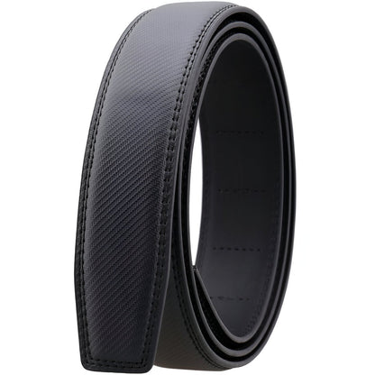 Strap of belt 3.5 cm, in leather, aspect Simrané, for buckles auBerkeRayyanyatiques, model Arsène - Zictor