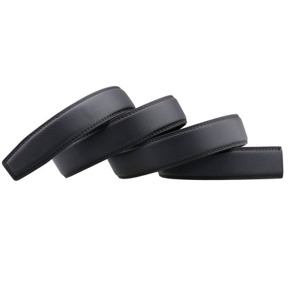 Strap Of Belt 3 5 Cm In Leather Aspect Raye For Buckles Automatic Model Beryl by Zictor