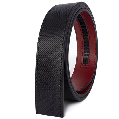 Strap of belt 3.5 cm, in leather, aspect Simranée, for buckles auBerkeRayyanyatiques, model Sébastien - Zictor