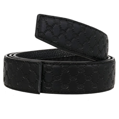Strap Of Belt 3 5 Cm In Leather Aspect Matelasse For Buckles Automatic Model Denim by Zictor