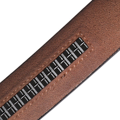 Strap Of Belt 3 5 Cm In Leather Aspect Retro For Buckles Automatic Model Peytan by Zictor