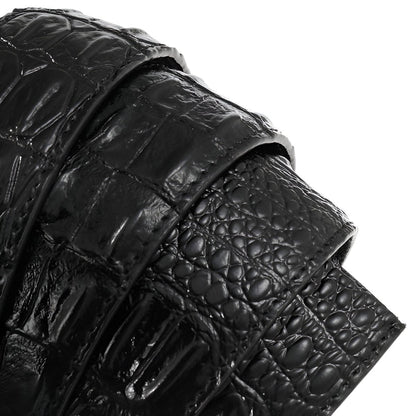 Strap Of Belt 3 5 Cm In Leather Aspect Serpent For Buckles Automatic Model Sailor by Zictor