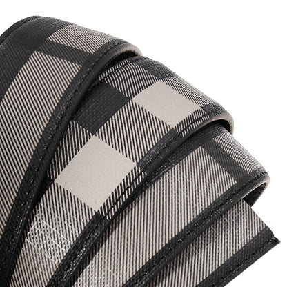 Strap Of Belt 3 5 Cm In Leather TO Carreaux For Buckles Automatic Model Reed by Zictor